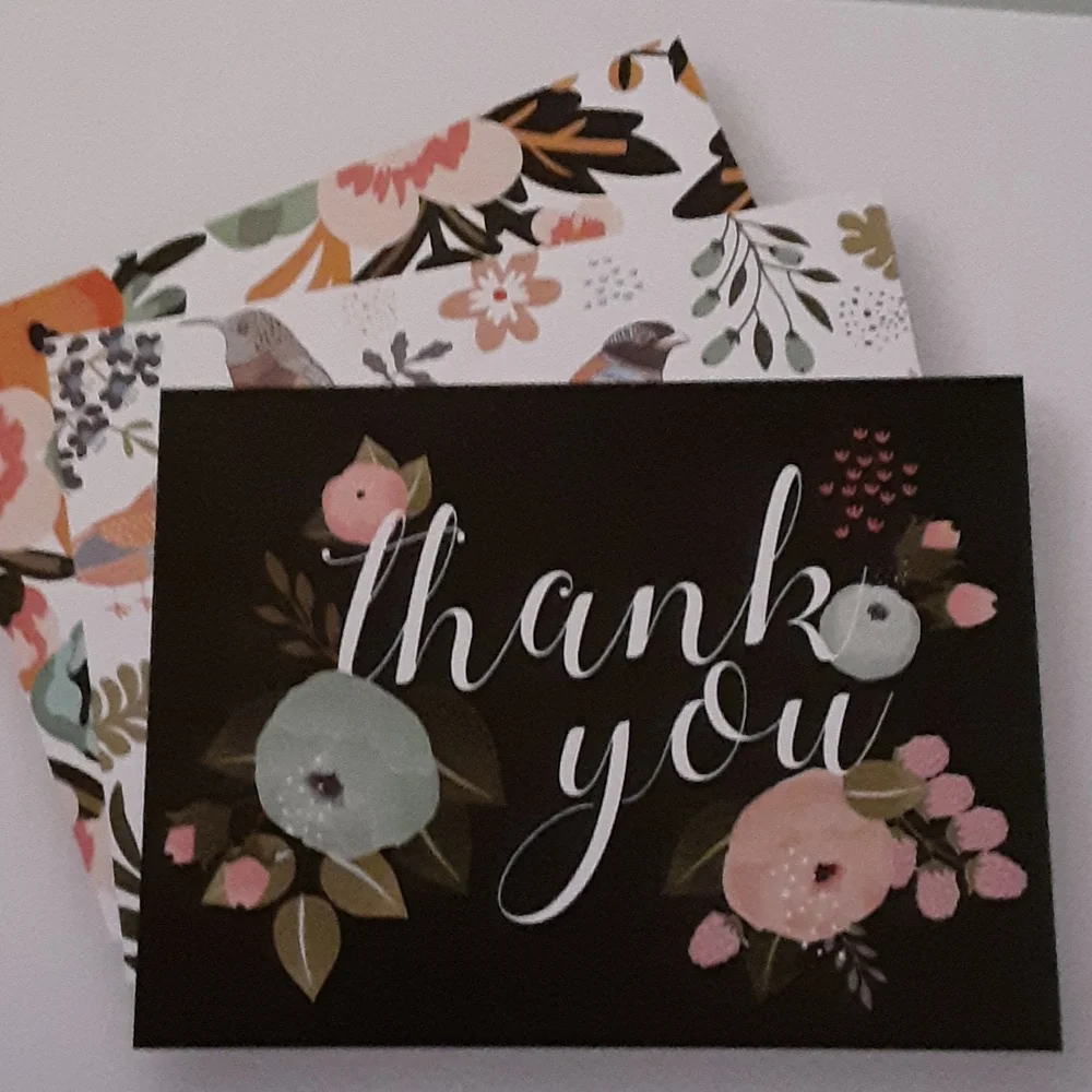 Polite Society Everdene Series 36 Thank You cards/envelopes 6 designs New in box